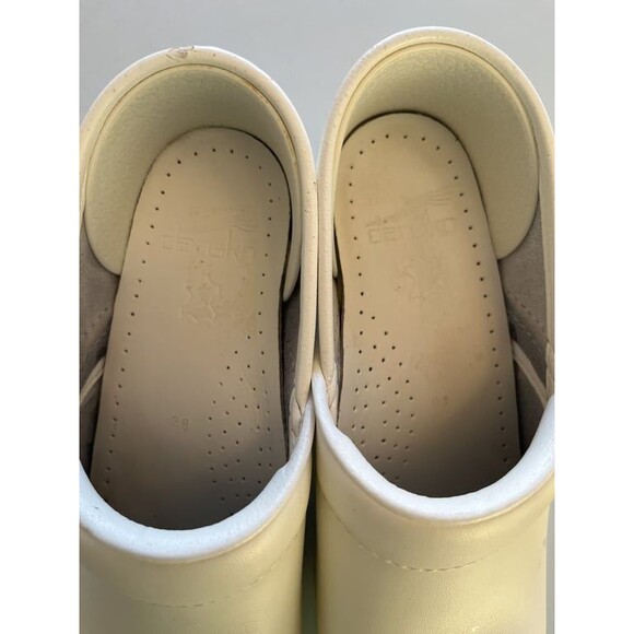 DANSKO Clogs Slip On Comfort Nurse Nursing Shoes White Leather Size 36 5.5-6 - Picture 5 of 7